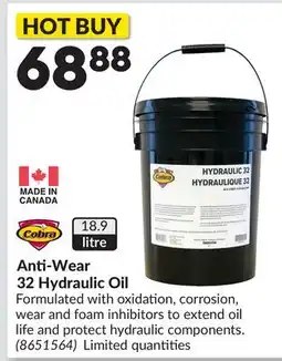 Princess Auto Anti-Wear 32 Hydraulic Oil offer
