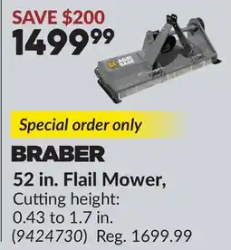Princess Auto 52 in. Flail Mower offer