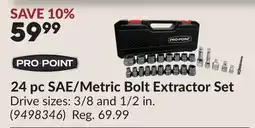 Princess Auto 24 pc SAE/Metric Bolt Extractor Set offer