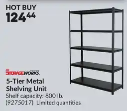 Princess Auto 5-Tier Metal Shelving Unit offer