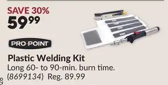 Princess Auto Plastic Welding Kit offer