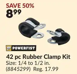 Princess Auto 42 pc Rubber Clamp Kit offer