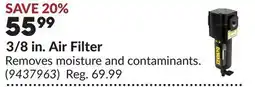 Princess Auto 3/8 in. Air Filter offer