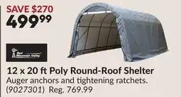 Princess Auto 12 x 20 ftPoly Round-Roof Shelter offer