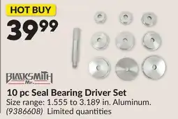 Princess Auto 10 pc Seal Bearing Driver Set offer