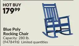 Princess Auto Blue Poly Rocking Chair offer