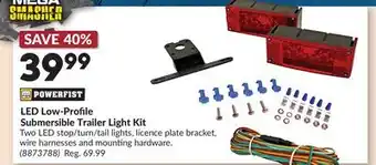 Princess Auto LED Low-Profile Submersible Trailer Light Kit offer