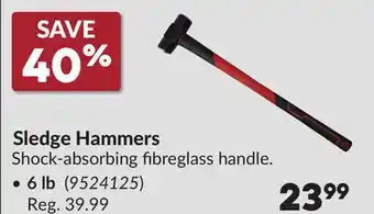 Princess Auto 6 lb Sledge Hammers offer