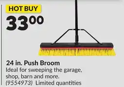 Princess Auto 24 in. Push Broom offer