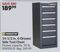 Princess Auto 14-1/2 in. 6-Drawer Side Tool Chest offer
