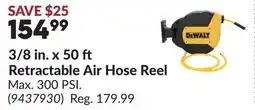 Princess Auto 3/8 in. x 50 Retractable Air Hose Reel offer