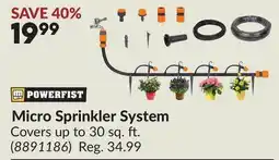 Princess Auto Micro Sprinkler System offer