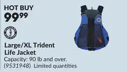 Princess Auto Large/XL Trident Life Jacket offer