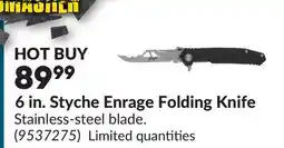 Princess Auto 6 in. Styche Enrage Folding Knife offer