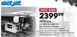 Princess Auto 4.2 GPM @ 4,200 PSI Gas Pressure Washer offer