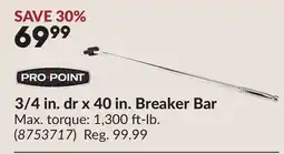 Princess Auto 3/4 in. dr x 40 in. Breaker Bar offer