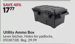 Princess Auto Utility Ammo Box offer