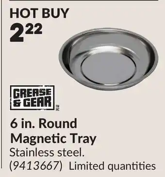 Princess Auto 6 in. Round Magnetic Tray offer