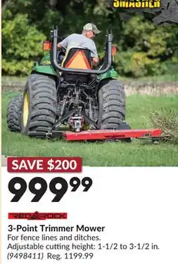 Princess Auto 3-Point Trimmer Mower offer