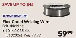 Princess Auto Flux-Cored Welding Wire 10 lb 0.035 dia offer