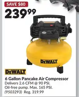 Princess Auto 6 Gallon Pancake Air Compressor offer