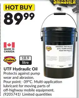 Princess Auto UTF Hydraulic Oil offer