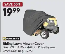 Princess Auto Riding Lawn Mower Cover offer