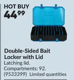 Princess Auto Double-Sided Bait Locker with Lid offer