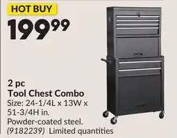 Princess Auto 2 pc Tool Chest Combo offer