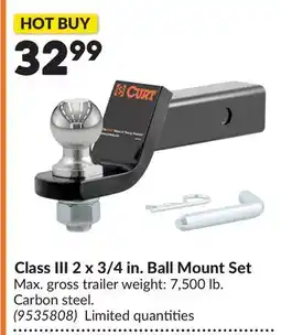 Princess Auto Class III 2 x 3/4 in. Ball Mount Set offer