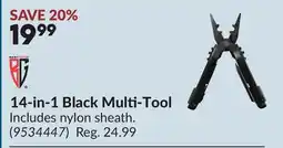 Princess Auto 14-in-1 Black Multi-Tool offer