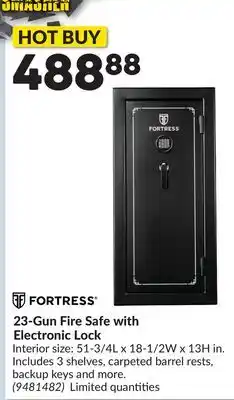 Princess Auto 23-Gun Fire Safe with Electronic Lock offer