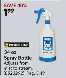 Princess Auto 34 oz Spray Bottle offer
