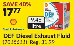 Princess Auto DEF Diesel Exhaust Fluid offer