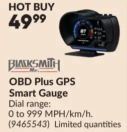 Princess Auto OBD Plus GPS Smart Gauge offer
