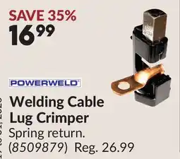 Princess Auto Welding Cable Lug Crimper offer