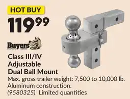 Princess Auto Class III/IV Adjustable Dual Ball Mount offer