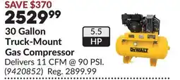 Princess Auto 30 Gallon Truck-Mount Gas Compressor offer