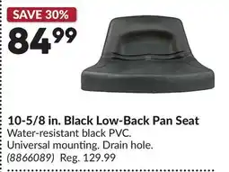 Princess Auto 10-5/8 in. Black Low-Back Pan Seat offer