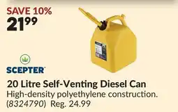Princess Auto 20 Litre Self-Venting Diesel Can offer