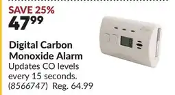 Princess Auto Digital Carbon Monoxide Alarm offer