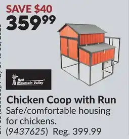 Princess Auto Chicken Coop with Run offer
