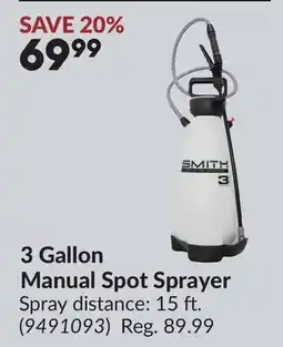 Princess Auto 3 Gallon Manual Spot Sprayer offer