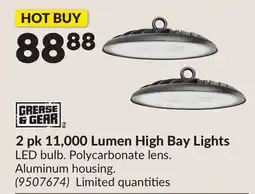 Princess Auto 2 pk 11,000 Lumen High Bay Lights offer