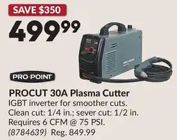 Princess Auto PROCUT 30A Plasma Cutter offer