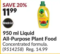 Princess Auto 950 ml Liquid All-Purpose Plant Food offer