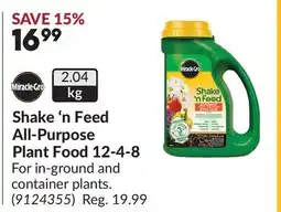 Princess Auto Shake 'n Feed All-Purpose Plant Food 12-4-8 offer