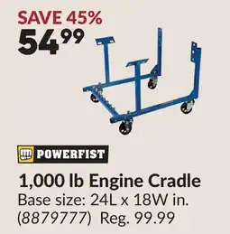 Princess Auto 1,000 lb Engine Cradle offer