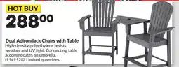 Princess Auto Dual Adirondack Chairs with Table offer