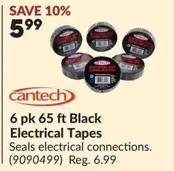 Princess Auto 6 pk 65 ftBlack Electrical Tapes offer